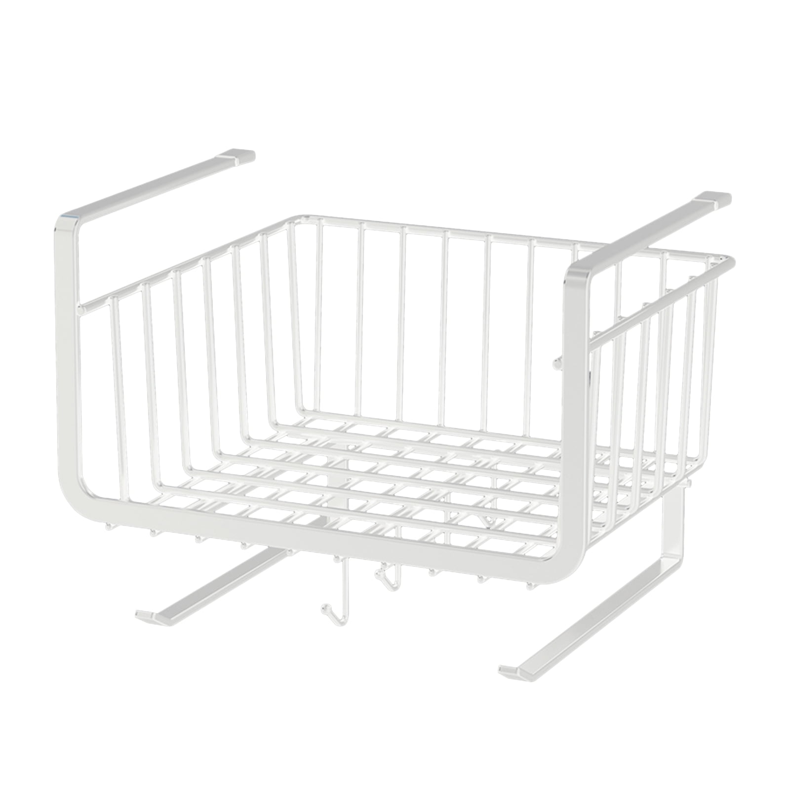 Under Shelf Basket Organizer, Carbon Steel Rack Hanging Storage