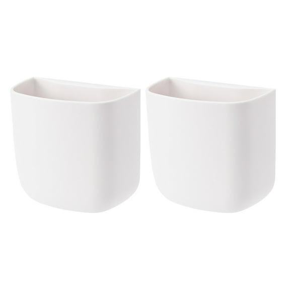 Worgeous 2pcs Multifunctional Storage Boxes Wall-mounted TV Controller Storage Holders