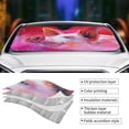 thumbnail image 4 of Kdxio Pink Pig Print Front Windshield Sun Shade,Folding Auto Sunshade for Car Truck SUV-Small, 4 of 7