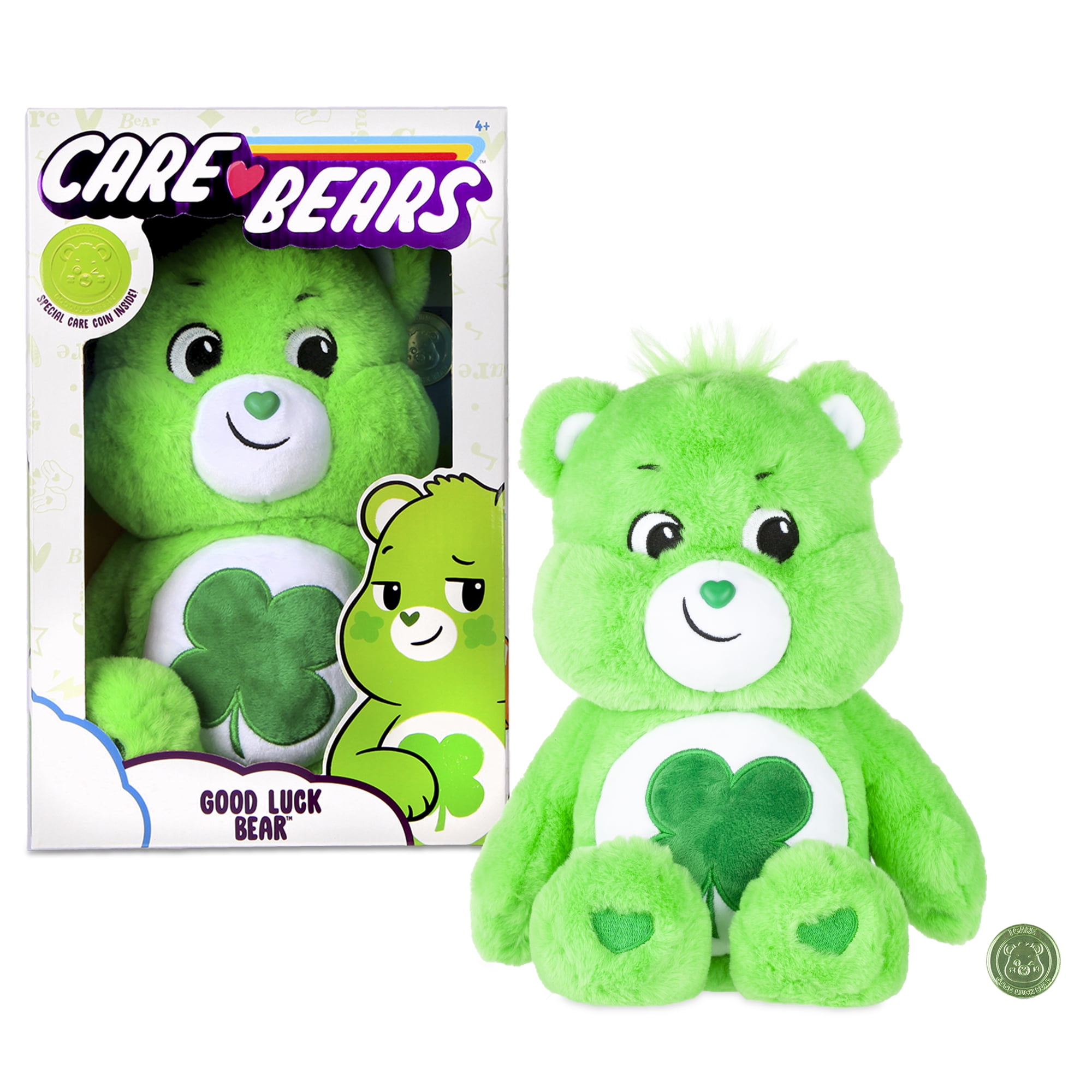 Care Bears Basic Good Luck Bear 14" Medium Plush Stuffed Animal