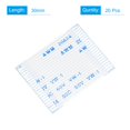 thumbnail image 2 of Uxcell 20pcs FFC FPC Flat Flexible Cable, 22 Pins 1.0mm Pitch 30mm Long (A Type) for LCD 3D Printer Camera DVD TV Laptop Audio, 2 of 5