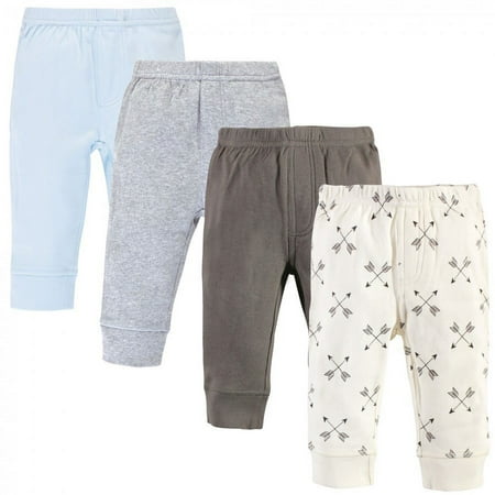 UPC: 0660168624861 | Touched by Nature Baby and Toddler Boy Organic Cotton Pants 4pk Arrow 9-12 Months