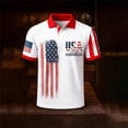 thumbnail image 2 of MuXiKeJi Clothes 250 Anniversary USA Shirt Crewneck Pullover Tops Men's Tshirts Shirts Short Sleeve T Shirt America Crew Neck Tee, 2 of 3