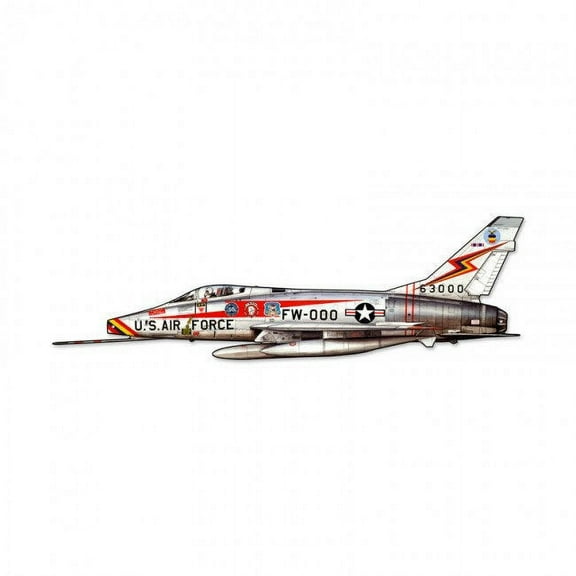Super Sabre Aviation Metal Sign  SIG-0131