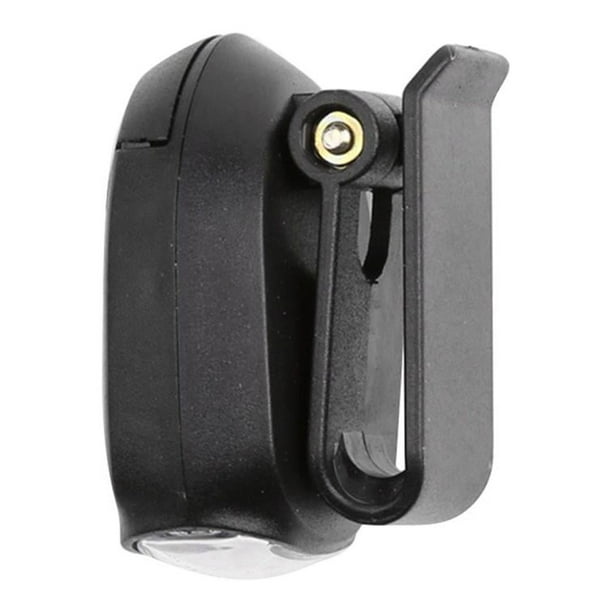 Lámpara 3 mini faros LED con tapa con clip para pesca deportiva al aire libre (negro)