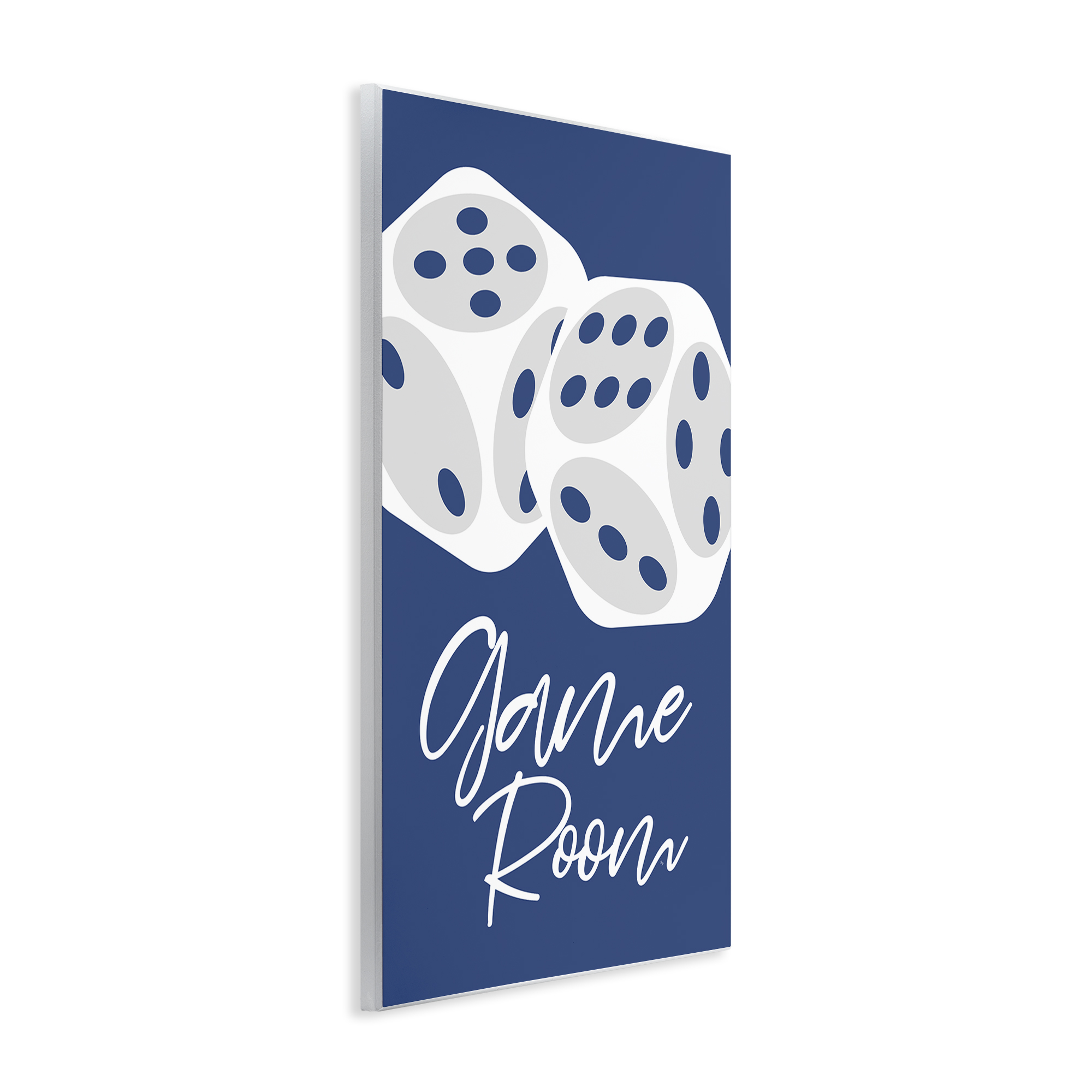 Stupell Industries Game Room with Dice Entertainment Painting Unframed Art Print Wall Art, 10 x 15
