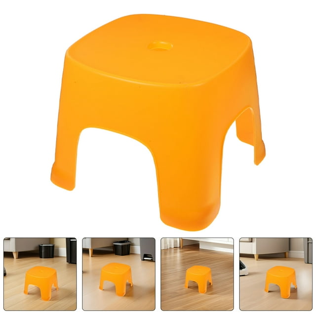 BRIGHTFUFU 2Pcs Small Step Stool For Adults Plastic Bathroom Stool Made Of PVC For Bedroom Use
