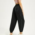 thumbnail image 5 of ShomPort Women's Cinch Bottom Sweatpants High Waisted Drawstring Athletic Joggers Pants with Pocket, 5 of 7