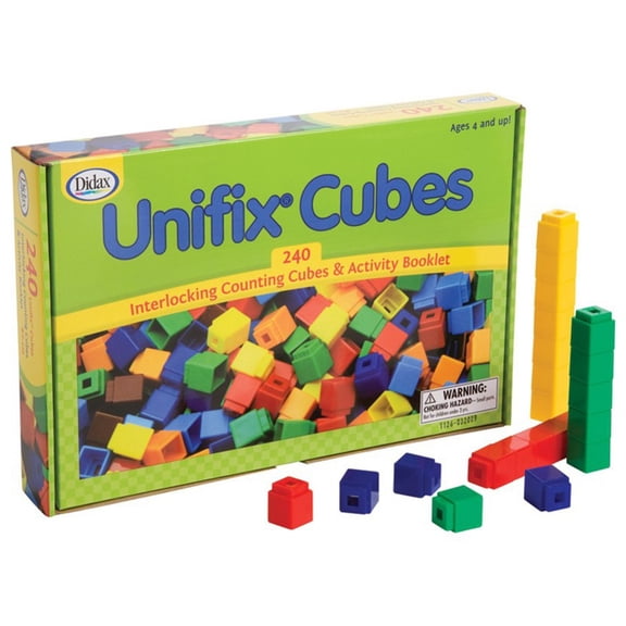 UNIFIX Cubes for Pattern Building, 240 Per Pack