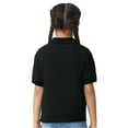 thumbnail image 4 of Gildan Youth DryBlend Jersey Polo, Short Sleeve Shirt, Classic Fit, Black, Sizes S-XL, Pack 1, 4 of 7