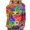 Top - A27 Multicolor, variant on Xdegoge Women Mardi Gras Top Carnival Prints Pullover Tops Casual 3/4 Sleeve Crewnceck Shirt Stylish Holiday Party Outfit
