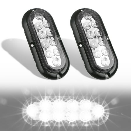 Eeekit 2 Pack 6 Stop Turn Brake Tail Light 12v 10 Led Trailer Eeekit 2 Pack 6 Stop Turn Brake Tail Light 12v 10 Led Trailer Lights Signal Flash For Truck Boat Rv Waterproof