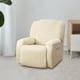 thumbnail image 5 of Fundas para sillones reclinables Fundas para sillones reclinables Lavables Protectoras Poliéster Ligeras Beige Blanco, 5 of 9