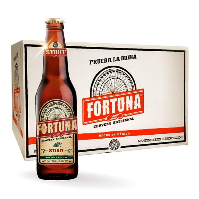 Cerveza Artesanal Fortuna Stout 24 Botellas 355ml C/u Fortuna Stout