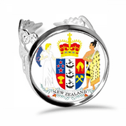 The National Emblem of New Zealand Ring Adjustable Love Wedding Engagement
