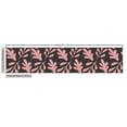 thumbnail image 3 of Abstract Fabric by the Yard, Bold Silhouettes of Leafy Branches Botanical Graphical Organic Plants, Decorative Upholstery Fabric for Sofas and Home Accents, Dark Grey and Pale Pink by Ambesonne, 3 of 5