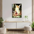 thumbnail image 2 of Guardian Angel With Children On Bridge Poster Canvas Picture Printing Wall Art Decoration Posters Aesthetic Living Room Bedroom Home Background Decor (Framed,12×18inch), 2 of 7