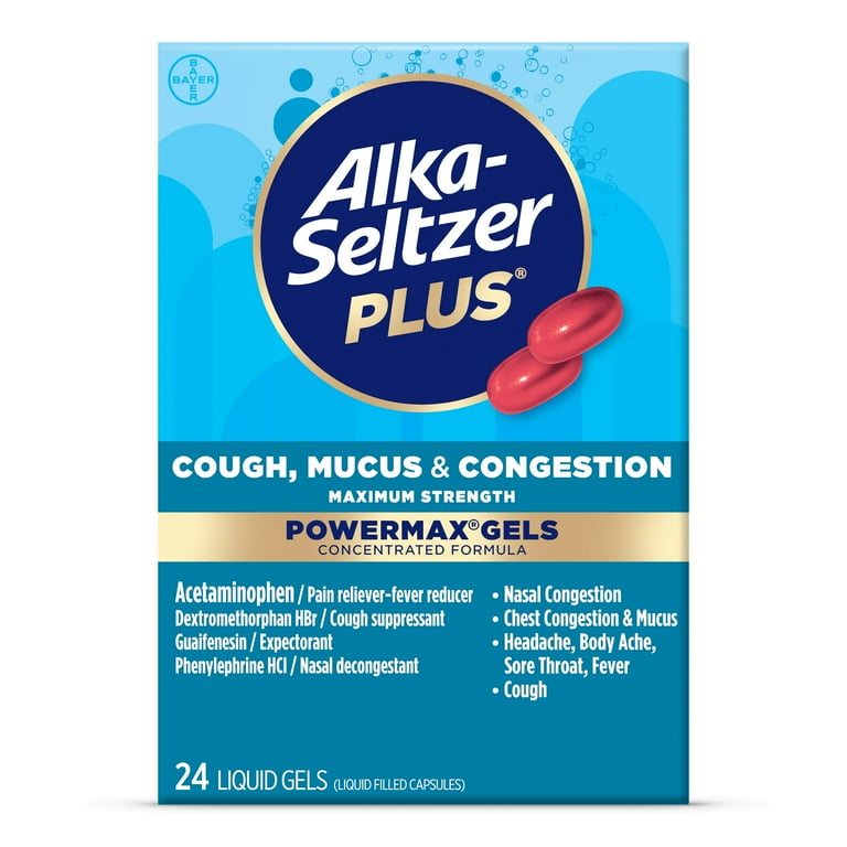Alka-Seltzer Plus Maximum Strength Cough, Mucus & Congestion