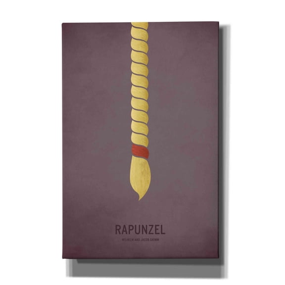 Epic Graffiti 'Rapunzel' by Christian Jackson, Canvas Wall Art, 40"x60"
