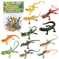 Animal Model Toy 12 Painted Drop Bagged Educational Learning Science Reptile Figurine for Kids