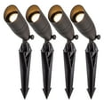 thumbnail image 5 of C Cattleya 4-Pack Low Voltage Dark Bronze Outdoor Landscape Spot Light, 5 of 5