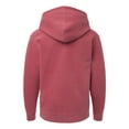 thumbnail image 5 of Comfort Colors 1467Y Garment-Dyed Youth Lightweight Fleece Hooded Sweatshirt-CRIMSON-XS, 5 of 6