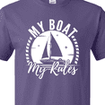 thumbnail image 4 of Inktastic Sailing Captain My Boat My Rules T-Shirt, 4 of 5