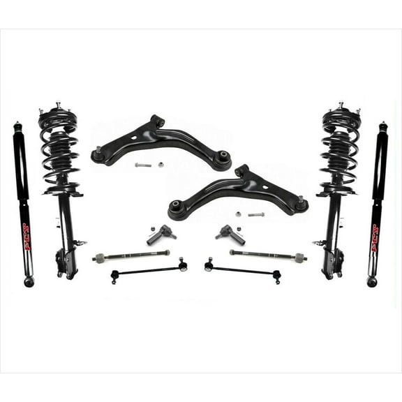Front Struts Shocks Control Arms Tie Rods & Links 12Pcs Fits 08-09 Ford Escape