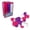 19 Pc Set, Pink/Purple/White, variant on Waloo Products Jumbo Interlocking Building Blocks for Toddlers and Kids, 19 Pc Set, Multicolor