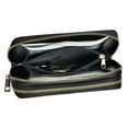 thumbnail image 2 of Womens Double Zipper Wallet Clutch Purse with Phone Holder, 2 of 5