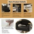thumbnail image 5 of CQSXDA Black Professional Hydraulic Barber Chair with Reclining Backrest, 360° Swivel, and Adjustable Height for Salons, 5 of 17