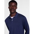 thumbnail image 4 of George Men's Interlock Polo Shirt with Long Sleeves, Sizes S-5XB, 4 of 5