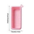 thumbnail image 4 of Huayishang Silicone Molds Silicone Cake Mold Rectangular Toast Tool Box Oven Home Baking Tray Bread Baking Mold Pink, Kitchen Essentials Clearance Sale Pink, 4 of 9