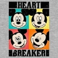 thumbnail image 2 of Toddler's Mickey & Friends Heart Breaker Faces  Graphic Tee Athletic Heather 3T, 2 of 3