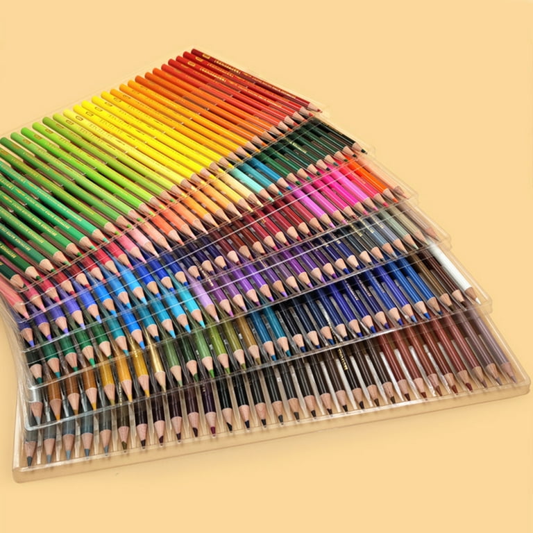 120/160/72/48 Colors Wood Colored Pencils Set 160 Pu Pencil Case