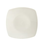 Gibson Home Everyday Square White Stoneware Dinnerware Set, 12-Piece