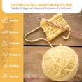 thumbnail image 5 of Mary Maxim Starlette Knitting Crochet Yarn, Acrylic Worsted Weight Yarn, Soft Yellow Yarn, 5 of 7