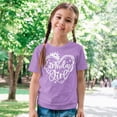 thumbnail image 3 of Birthday Girl Princess Crown Shirt for Girls Party Outfit Purple Shirt 3T, 3 of 4