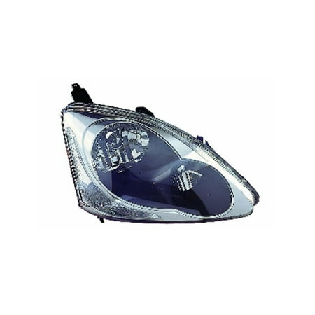 Replacement Depo 317-1136R-US Passenger Side and Driver side Headlight For 04-05 Honda Civic