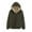 Army Green, variant on asdoklhq Womens Plus Size Coats Clearance Under $15.00,Women's Casual O-Neck Hood Solid Color Long Sleeve Loose Cotton Coat