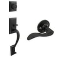 thumbnail image 2 of Willow Park Handleset with Beaverton Lever, KW Keyway, Clear Pack, Matte Black by Stone Harbor Hardware, 2 of 2