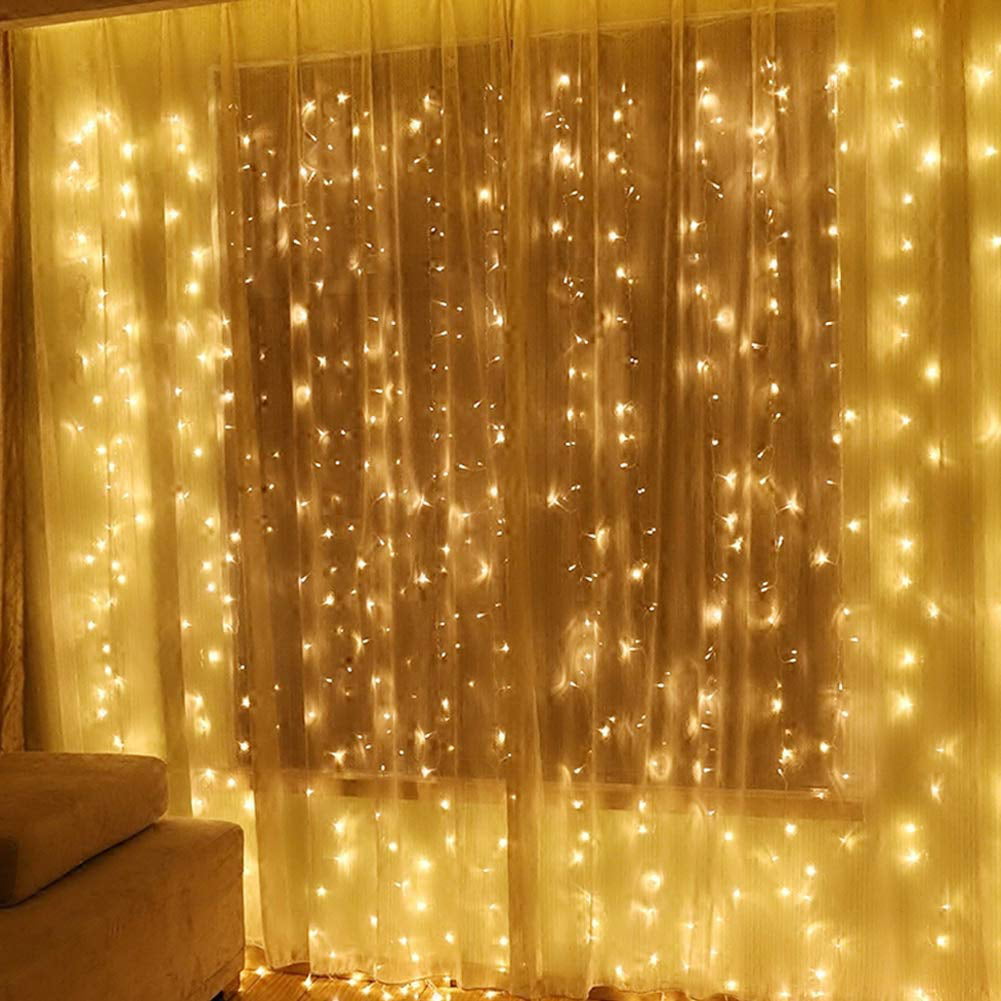 LED Window Curtain Icicle String  Lights Wedding Party Christmas Decor RK 