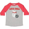 thumbnail image 3 of Inktastic Let's Roll Bowling Boys or Girls Toddler T-Shirt, 3 of 5