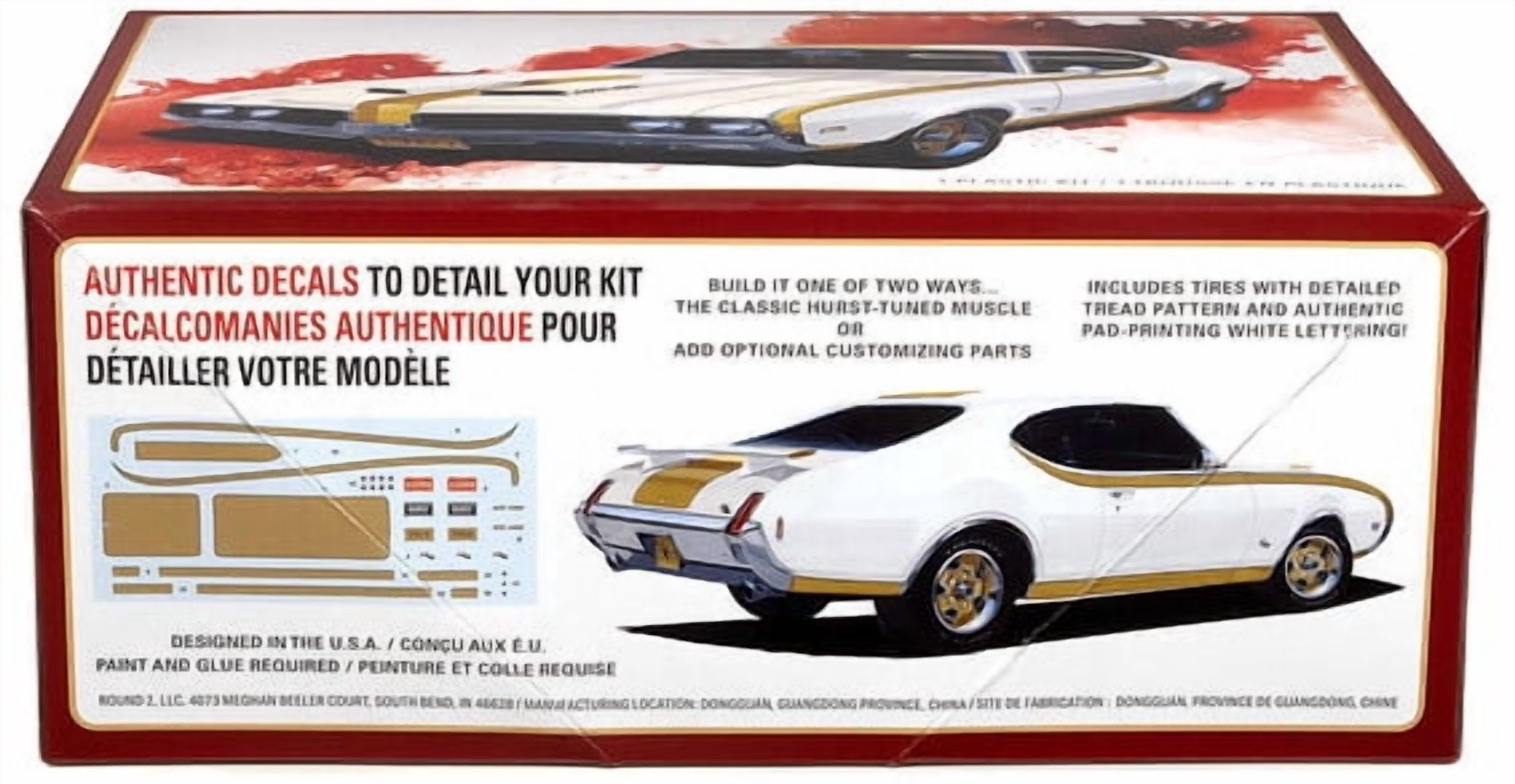 AMT 1969 Hurst Oldsmobile Cutlass 1/25 Scale Model Kit