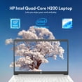 thumbnail image 2 of HP 15.6 inch Laptop, Intel N200 Quad-Core Processor, 16GB RAM, 128GB SSD, Wi-Fi 6, Webcam, HDMI, Numeric Keypad, Windows 11 Home, Alpacatec Accessories, Silver, 2 of 5