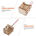 thumbnail image 3 of BESTYASH 1Pcs Hatchery Box Plastic Cricket Cage Brown For Children's Education, 3 of 6