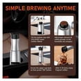 thumbnail image 5 of Portable Coffee Maker, Electric Expresso Machine, 3-In-1 Travel Espresso Maker Compatible With Ground Coffee , Removable Reservoir, 5 of 5