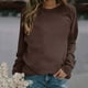 thumbnail image 1 of Ichuanyi liquidación de la moda para mujeres manga larga redonda redonda damas blusa tops blusa ICHUANYI WER202308211772, 1 of 4