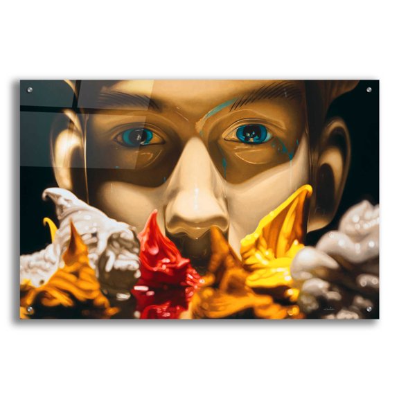 Epic Art 'True The Artist' by Francois Chartier, Acrylic Glass Wall Art, 36"x24"