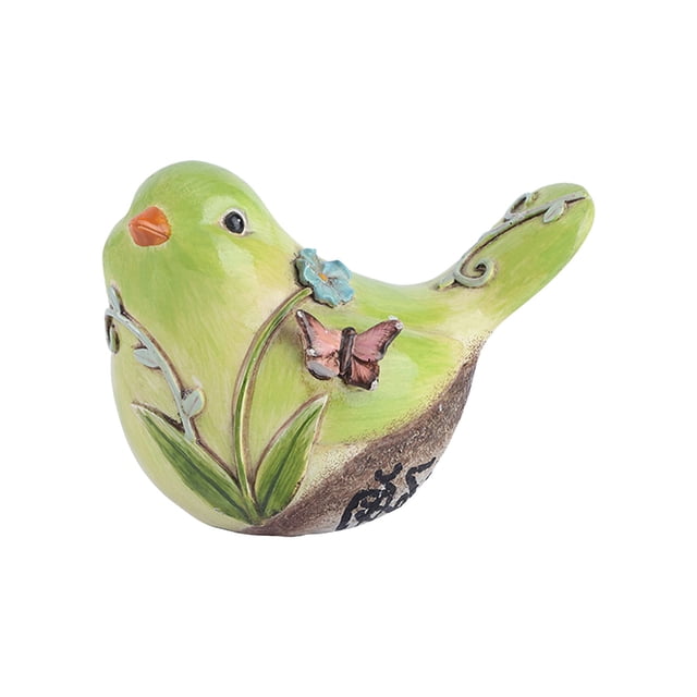 Estatuas de Pájaros Xihbxyly de Resina Pintadas a Mano Decoración de Jardín